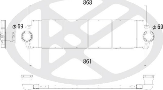 Intercooler KOYORAD IA450176 Intercooler KOYORAD IA450176