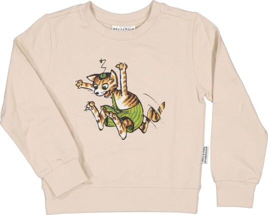 Geggamoja Pettson og Findus sweatshirt beige 110 116