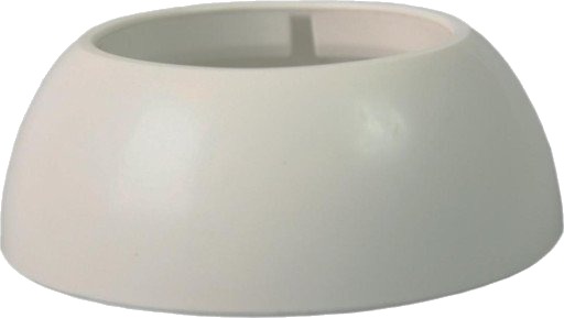 Smartline 50 mm PP gulvrosett off white