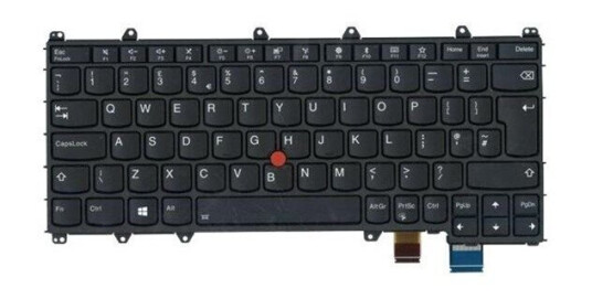 Lenovo Chicony - Brbart tastatur - til utskifting - Engelsk - Storbritannia - Svart