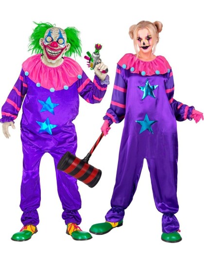 Space Horror Clown Unisex Klovnekostyme XX Large