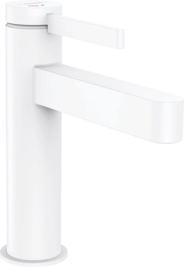 Hansgrohe Finoris Servantbatteri 110 CoolStart, m/bunnventil, Hvit Matt Hansgrohe Finoris Servantbatteri 110 CoolStart, m/bunnventil, Hvit Matt