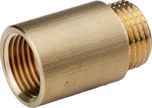 Ferro Skjøtemuffe Messing 1/2" 60Mm P60z