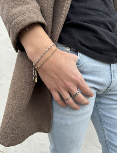 Samie Basic Chain Bracelet Silver ONE SIZE Samie Basic Chain Bracelet Silver ONE SIZE