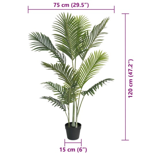 Kunstig palmetre grønn 120 cm PP Kunstig palmetre grønn 120 cm PP