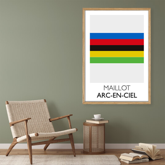 Maillot a Arc En Ciel 2023 av Plakatwerket Maillot a Arc En Ciel 2023 av Plakatwerket