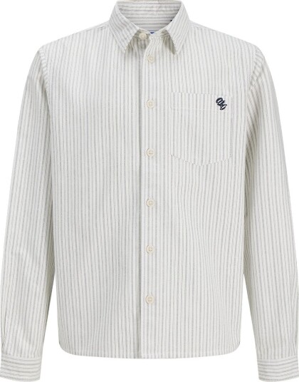 Jack & Jones Skjorte Jorfrederiksberg Snow White/STRIPER Jack & Jones 16 år (176) Skjorte Hvit