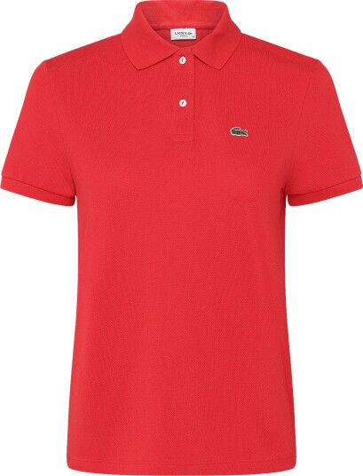 Lacoste Regular Fit Supple Petit Piqué Polo Red 36