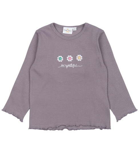 THE NEW Siblings Gray Ridge Princess L_S Rib Tee 110