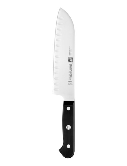 Zwilling Santoku Japanese Chef's Knife Black Zwilling SILVER, BLACK ONE SIZE