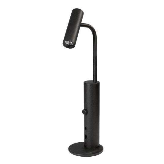 Tube micro bordlampe 3000 Kelvin med USB lading Svart Tube micro bordlampe 3000 Kelvin med USB lading Svart