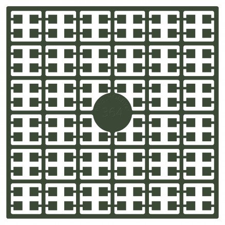 Pixelhobby Midi Perler 364 Ekstra lys Avokado 2x2mm 144 pixels