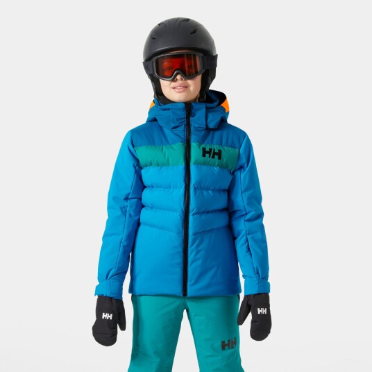 Helly Hansen Jr Cyclone Jacket Klassisk Skijakke For Junior Gutt Marineblå 158