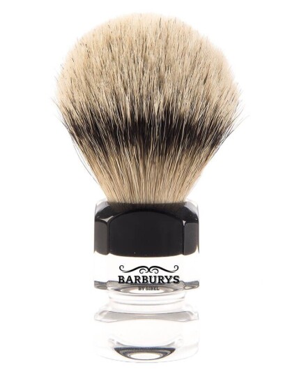 Barburys Shaving Brush - Silver Diamond Barburys Shaving Brush - Silver Diamond