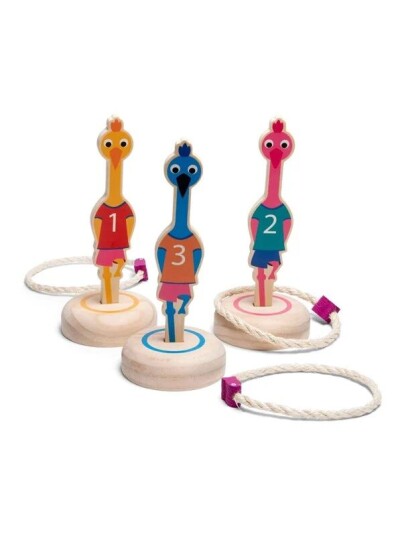 Ring Throwing Birds Wood Throwing Game Ring Throwing Birds Wood Throwing Game