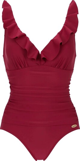 Damella of Sweden Swimsuit Virgina Burgundy 44