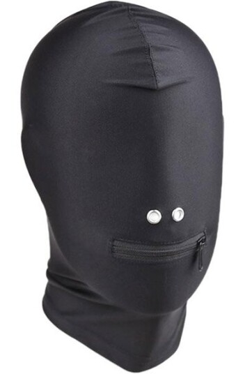 Full Cover Hood With Zipper In The Mouth