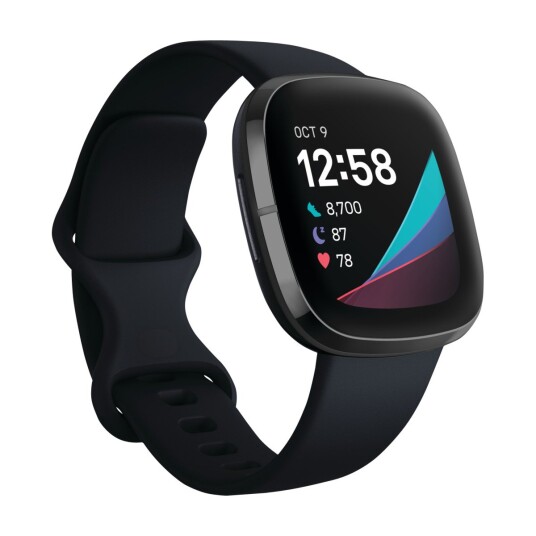 Fitbit Sense Smartklokke Karbon/Grafitt Rustfritt Stål