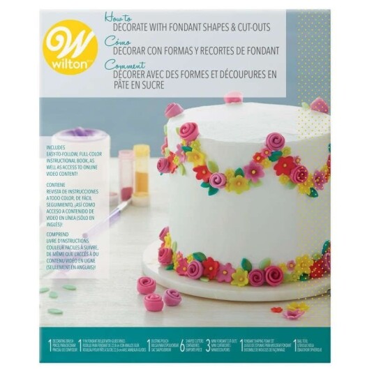 Wilton How To Decorate Fondant Shapes & Cutouts Kit 