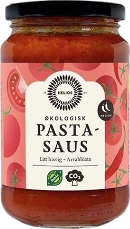 Helios økologisk pastasaus arrabbiata 350 g Helios økologisk pastasaus arrabbiata 350 g