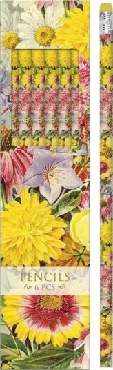 Dekorative Blyanter Stpen27 Sommerblomster - 6 Stk