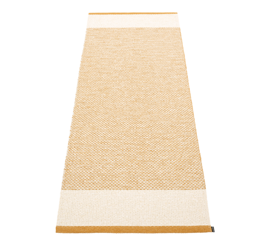 Pappelina Edit matte oker vanilje beige metallic 85x260 cm