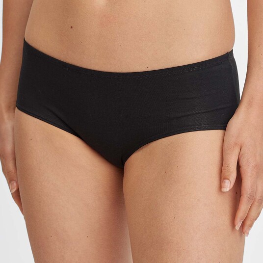 Calida Truser Essential Cotton Hipster Panty Svart bomull Medium Dame