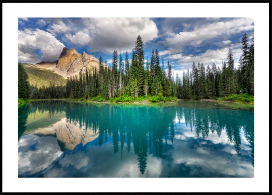 Turquoise Lake Reflection Plakat / 70x100