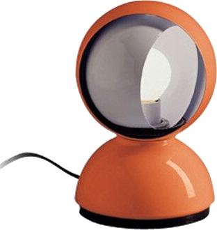 Artemide Eclisse Bordlampe, Oransje