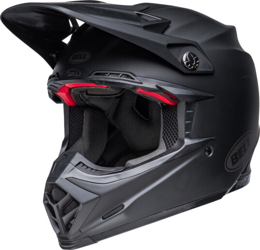 Bell Moto-9s Flex Solid Motocross hjelm XL Svart Bell Moto-9s Flex Solid Motocross hjelm XL Svart