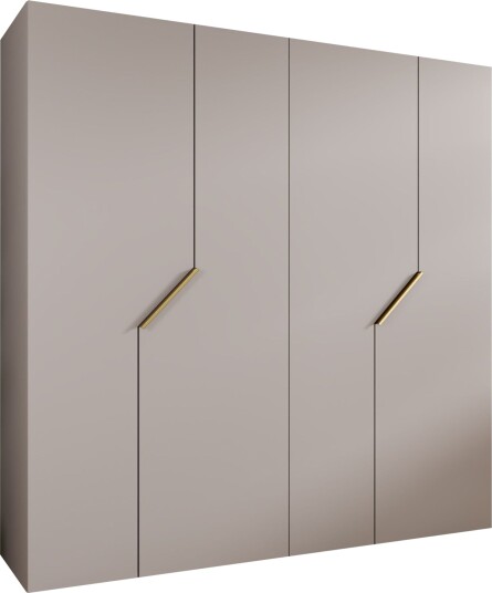 garderobeskap NO_BRAND Garderobeskap ANDREW 1 200 cashmere Gull -