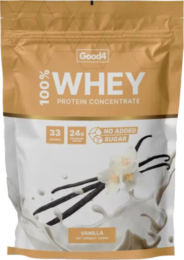 Good4Nutrition 100% Whey Protein 1kg - Vanilje