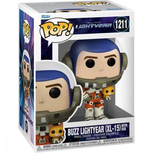 Funko Lightyear Buzz Lightyear (XL-15) with Sox Pop! Vinyl Figure 1211 Funko Lightyear Buzz Lightyear (XL-15) with Sox Pop! Vinyl Figure 1211