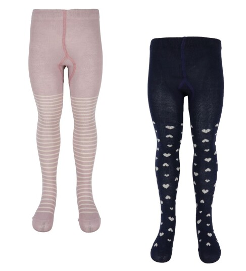 Minymo Tights 2-pakning Violet Ice Minymo Tights 2-pakning Violet Ice