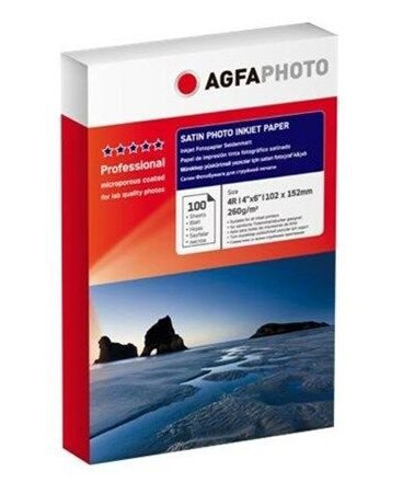 Agfa Photo - photo paper - 100 sheet(s) - 102 x 152 mm - 260 g/m² Agfa Photo - photo paper - 100 sheet(s) - 102 x 152 mm - 260 g/m²