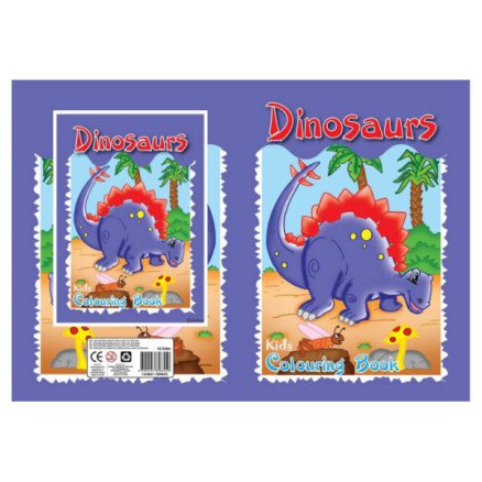 A4 Dinosaurer Malerbok 16 Sider