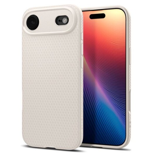 Spigen Liquid Air Deksel til iPhone 17 Pro i Natural Titanium