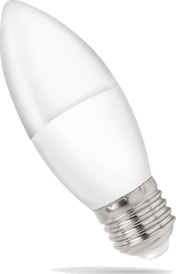 Spectrum E27 4W LED kronepære C37 200 grader 230V Dimbar : Ikke dimbar Kulør : Nøytral Spectrum E27 4W LED kronepære C37 200 grader 230V Dimbar : Ikke dimbar Kulør : Nøytral