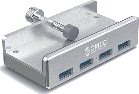 ORICO 4in1 Adapter Hub 4x USB 3.0 + USB 3.0 cable (100cm) USB-hub - USB 3.0 - 4 porter - Grå