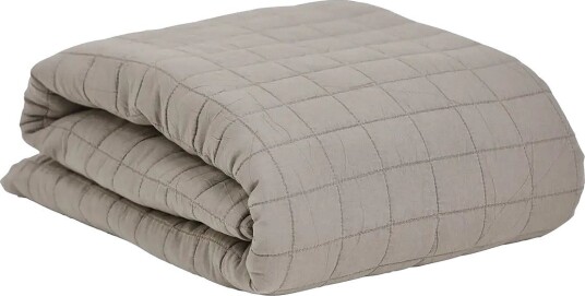 Noble House Bedspread Quilt Double Khaki 250X250 - COBBLESTONE - 250X250 cm