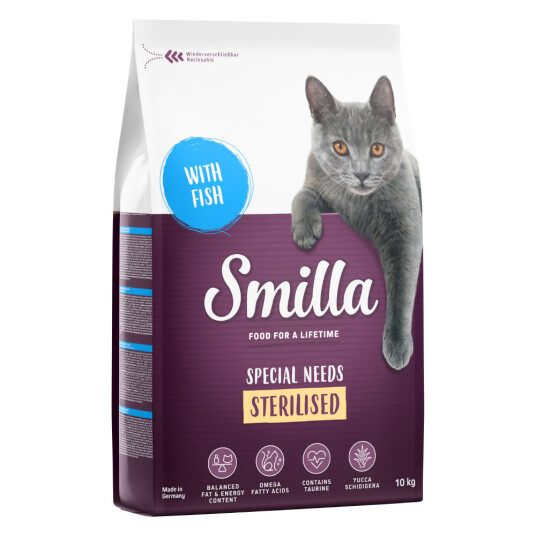 Smilla Adult Sterilised Fisk - Økonomipakke: 2 x 10 kg Smilla Adult Sterilised Fisk - Økonomipakke: 2 x 10 kg