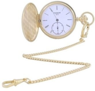 Tissot Herreklokke T867.405.39.013.00 Savonnette Hvit Ø48.5 mm