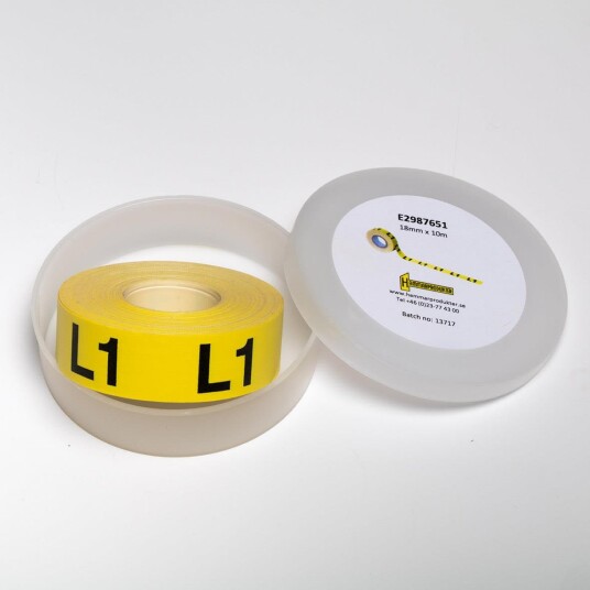 Hammarprodukter INF03011 Fasemarkeringsteip 10 m L1 Maskintilbehør & forbruk Hammarprodukter INF03011 Fasemarkeringsteip 10 m L1 Maskintilbehør & forbruk