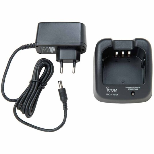 Icom BC-160 hurtiglader til Icom jaktradio - inkl. adapter Icom BC-160 hurtiglader til Icom jaktradio - inkl. adapter