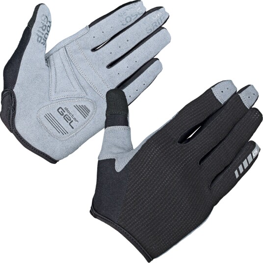 Gripgrab Women's Shark Padded Full Finger Glove Black XS, Black
