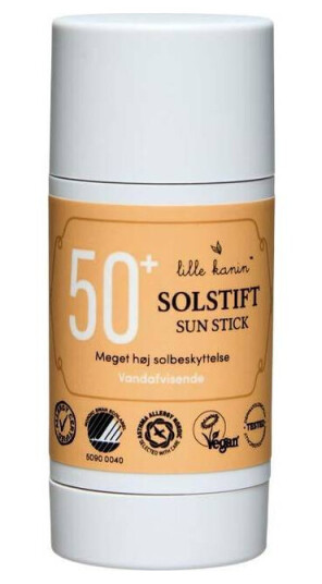 Lille Kanin Solstift SPF 50 - Vannbestandig Solbeskyttelse for Barn og Voksne 15 ml