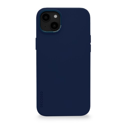 Decoded Iphone 14 Plus Deksel Silicone Backcover Navy Peony