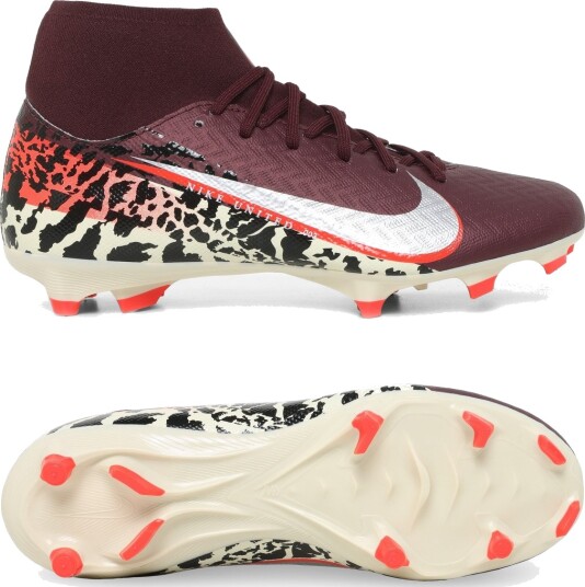 Nike Nike Air Zoom Mercurial Superfly 10 Academy Fg/Mg United   Burgundy   40