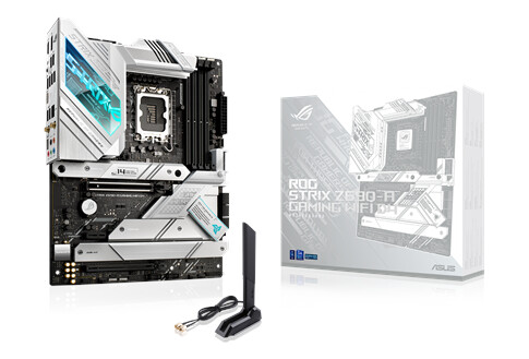 ASUS ROG STRIX Z690-A GAMING WIFI D4 Hovedkort - Intel Z690 - Intel LGA1700 socket - DDR4 RAM - ATX