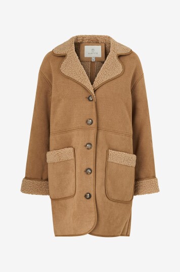 KAFFE Kåpe Kamarlie Coat Brun